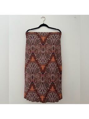 SHEIN Women’s High Waist Damask Print Skirt